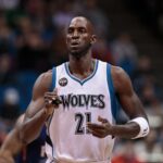 Jan 17, 2016; Minneapolis, MN, USA; Minnesota Timberwolves forward Kevin Garnett (21) before the game against the Phoenix Suns at Target Center.