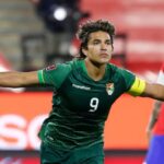 Marcelo Moreno em campo pela Seleção da Bolívia