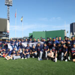 Sep 17, 2025; Pittsburgh, Pennsylvania, USA; The Chicago Cubs celebrate on the field after defeating the Pittsburgh Pirates to secure a spot in the 2025 play-offs at PNC Park.