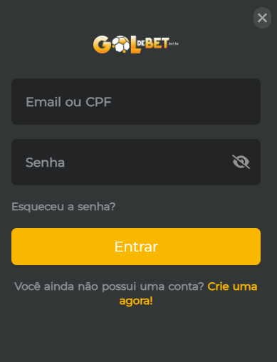 Login na GoldeBet apostas