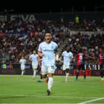 Lautaro Martínez comemorando seu gol contra o Cagliari - Campeonato Italiano - 27/09/2025