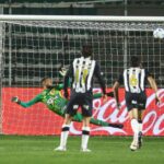 Momento da partida entre Bolívar e Atlético-MG, em La Paz, pela Sul-Americana