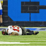 Mike Evans sofre fratura na clavícula contra os Lions e desfalca os Buccaneers por tempo indeterminado na temporada da NFL 2025.