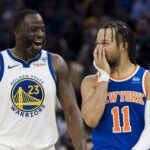 Knicks Draymond Brunson Warriors - John Hefti-USA TODAY Sports