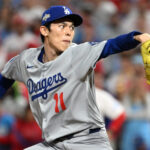 Dodgers Roki Sasaki Playoffs MLB Eric Hartline-Imagn Images