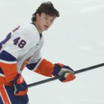Islanders Matthew Schaefer NHL Recorde Charles LeClaire-Imagn Images