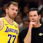 Luka Doncic Redick Lakers Mark J. Rebilas-Imagn Images