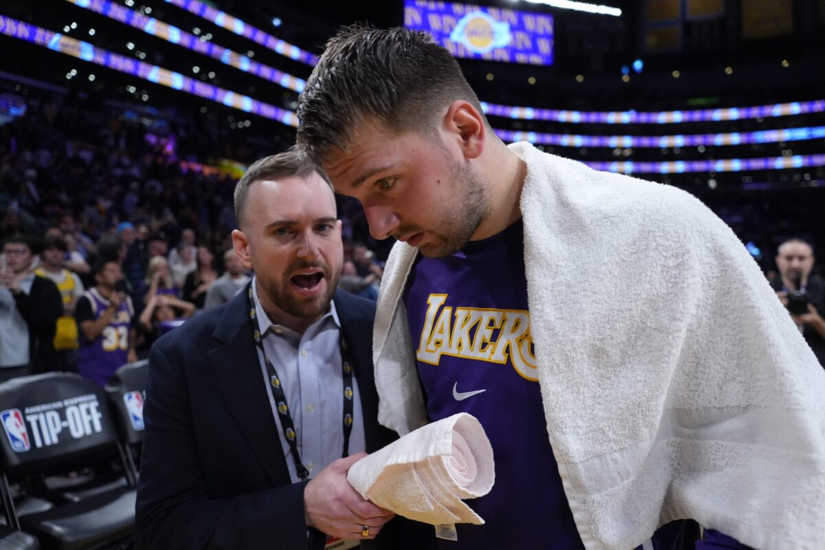 Luka Doncic Lakers - Kirby Lee-Imagn Images
