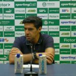 Abel Ferreira, técnico do Palmeiras, falando sobre Flamengo 3 x 2 Palmeiras - Brasileirão, 19/10/2025