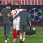 Vanderson saindo de campo em Monaco x Manchester City - Champions League, 01/10/2025