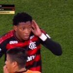 Plata expulso em Racing x Flamengo - Libertadores, 29/10/2025