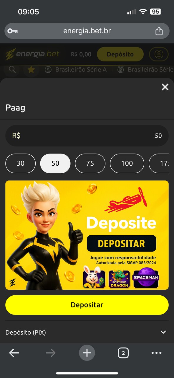 EnergiaBet dep&oacute;sito