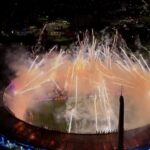 Festa da torcida do Racing antes do jogo contra o Flamengo - Libertadores, 29/10/2025