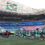 Momento antes do jogo de futebol entre Flamengo x Palmeiras começar no 1º turno do Brasileirão 2025 - 25/05/2025