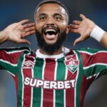 Samuel Xavier comemorando seu gol em Fluminense 3 x 0 Atlético-MG - Brasileirão, 04/10/2025
