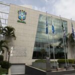 Sede da CBF, onde o Grêmio protestou neste domingo (5)