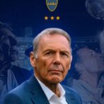 Miguel Ángel Russo em pôster oficial do Boca Juniors