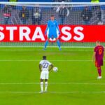 Primeira cobrança de pênalti perdida por Dovbyk - Roma 0 x 1 Lille - Europa League, 02/10/2025