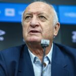 Felipão em coletiva de apresentação como coordenador técnico do Grêmio