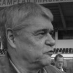 Ex-técnico de futebol Otacílio Gonçalves, em foto preta e branca