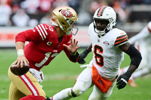Onde assistir NFL: 49ers vs Browns (30/11)