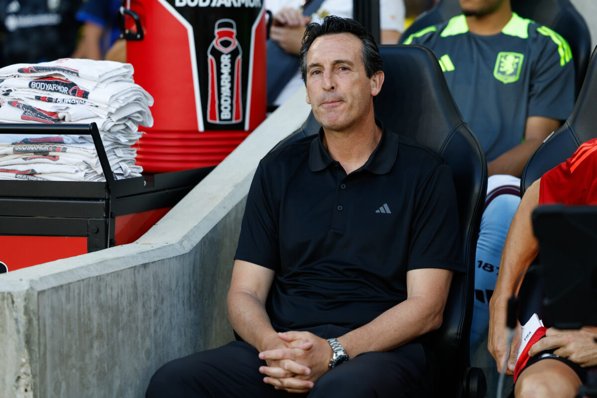 Unay Emery, técnico do Aston Villa, clube que irá observar jogadores em Grêmio x Cruzeiro