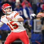 Mahomes em derrota dos Chiefs semana 9 x Bills
