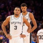 Spurs derrotados NBA Keldon Johnson Wembanyama Allan Henry-Imagn Images