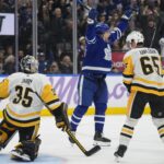 Maple Leafs Virada Penguins NHL