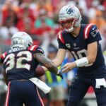NFL Fantasy 2025 Quente ou Frio Semana 11 Treveyon Henderson e Drake Maye