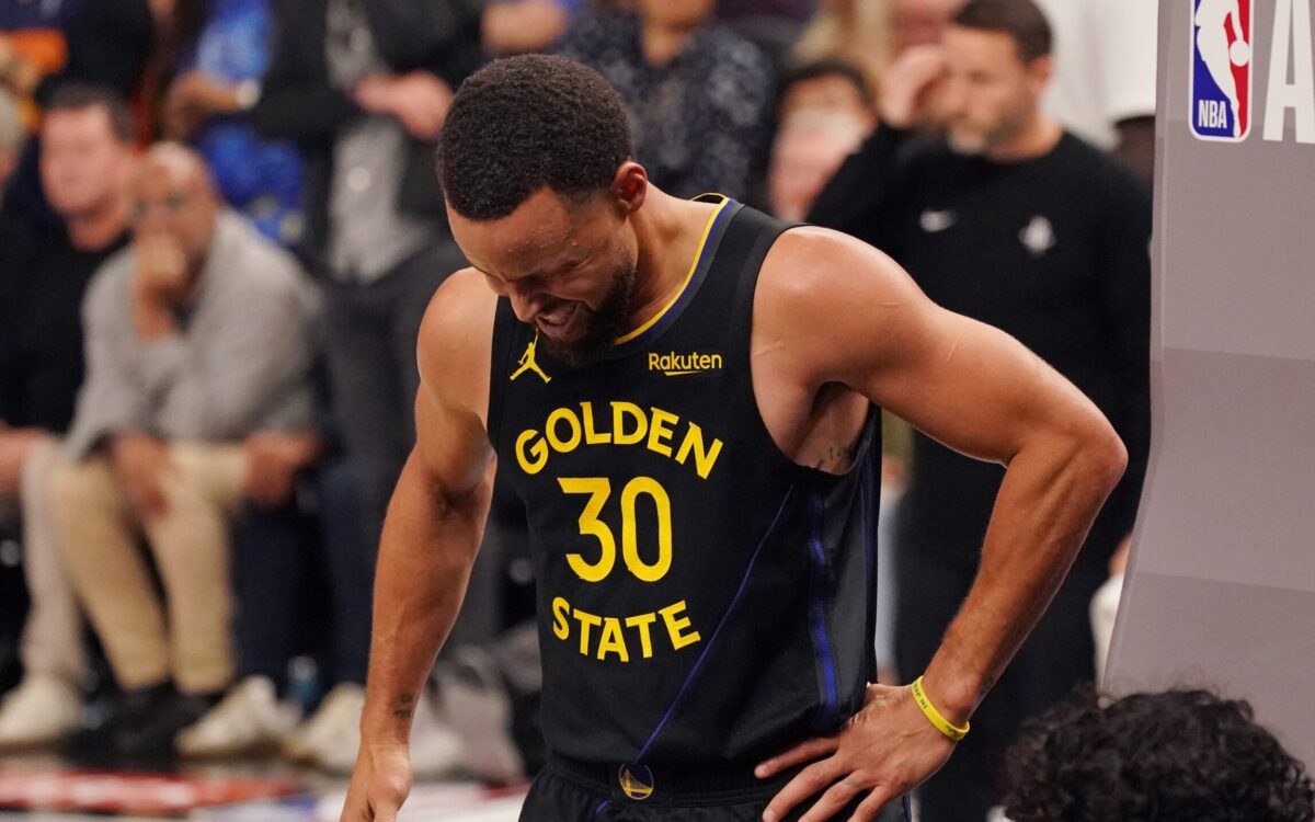 Stephen Curry Warriors Lesão