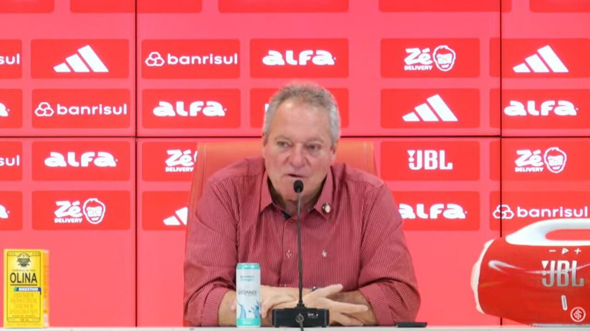Abel Braga na coletiva de apresentação como novo técnico do Internacional - 30/11/2025