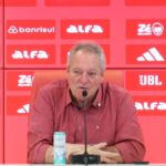 Abel Braga na coletiva de apresentação como novo técnico do Internacional - 30/11/2025