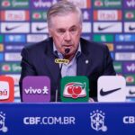 Carlo Ancelotti, técnico da Seleção Brasileira, em coletiva de convocação - 03/11/2025