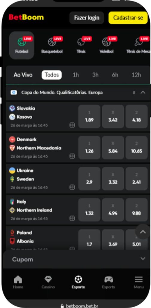 Betboom Copa do Mundo 2026