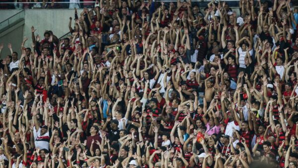 Torcida do Flamengo em jogo do time no Brasileir&atilde;o