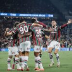 Fluminense comemorando gol vs Flamengo - Brasileirão, Maracanã, 19/11/2025