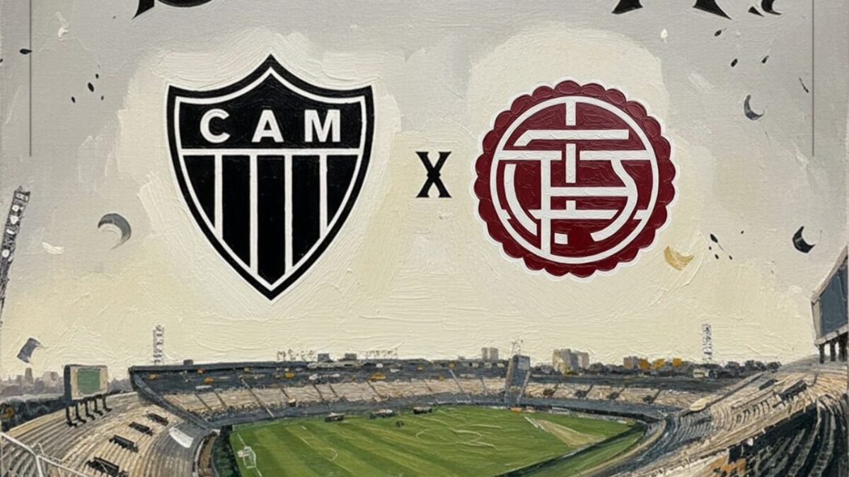 Pôster do Galo para Atlético-MG x Lanús, da final da Sul-Americana 2025