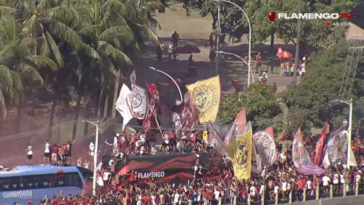 AeroFla da torcida do Flamengo no Rio de Janeiro