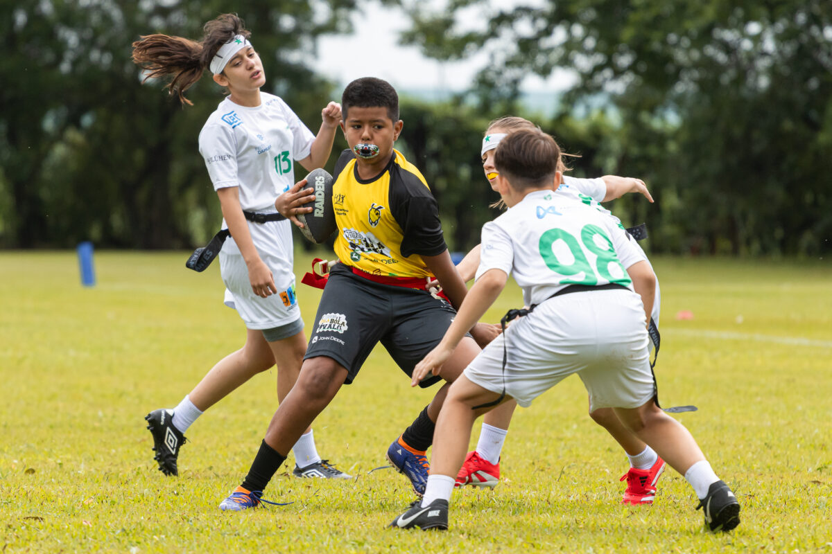 Brasileirão de Flag Football Categorias de Base reuniu mais de mil crianças e adolescentes de todo o país em Leme (SP) e consolidou o maior evento de base da história do flag nacional