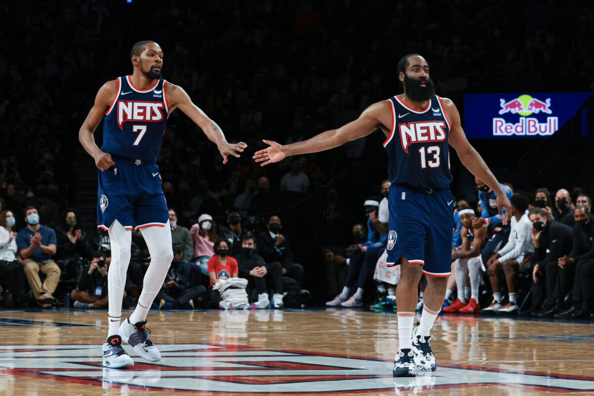 James Harden Kevin Durant Nets