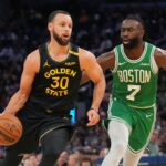 Stephen Curry, Jaylen Brown