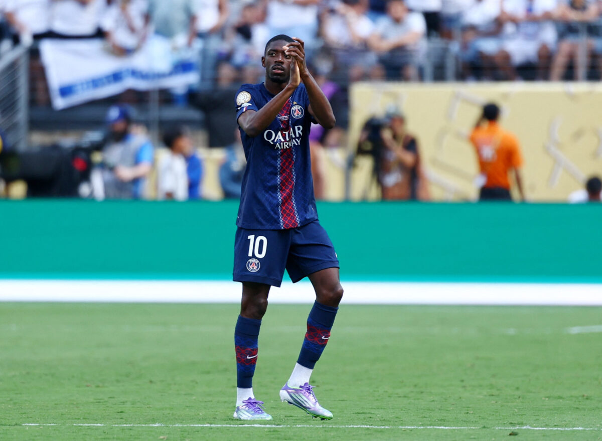 Dembélé em campo pelo PSG na Copa do Mundo de Clubes 2025