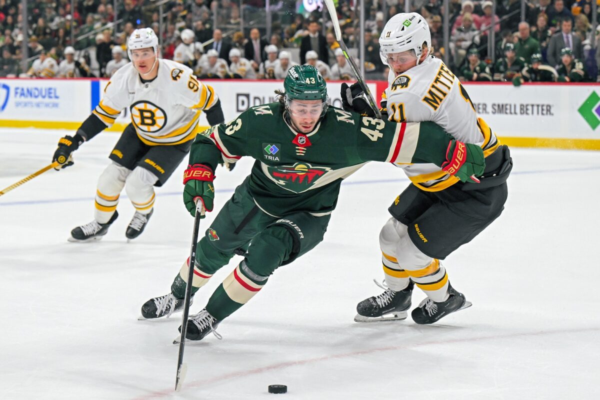 Quinn Hughes Wild Bruins NHL