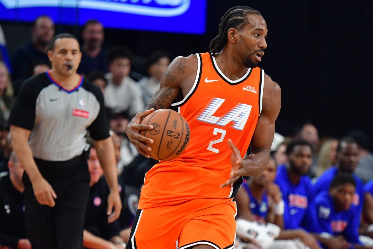 Kawhi Leonard Clippers Pistons