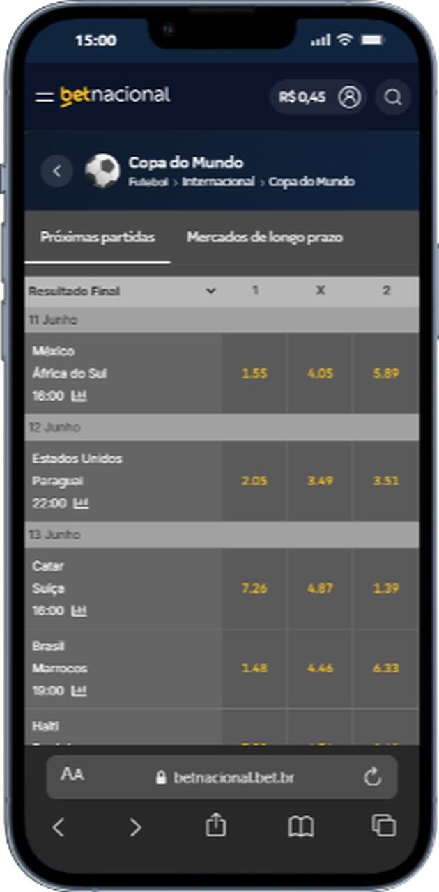 Betnacional Copa do Mundo 2026