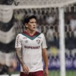 Centroavante argentino Germán Cano em jogo do Fluminense