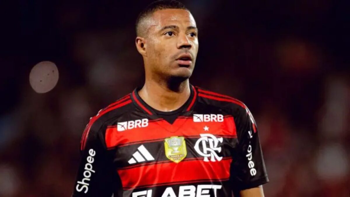 Nicolás de la Cruz em campo pelo Flamengo