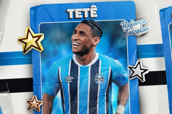 Grêmio anuncia contratação de Tetê; atacante retorna ao clube por valor recorde