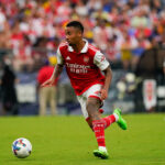 Gabriel Jesus em campo pelo Arsenal